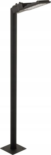 Pravokotna LED vrtarna svetilka Nowodvorski s poti, 118 cm, črna