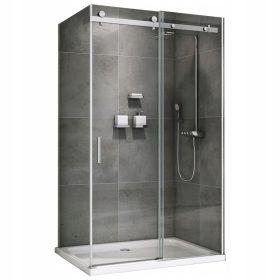 Kabina za prhanje Leyden s drsnimi vrati 120 x 90 cm