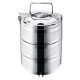 Termo posoda za večerjo Orion Premium Line 3,3 l, srebrna