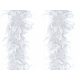 Perjanica Party Deco 1920, 1930, 1940, 180 cm, bela