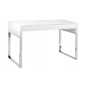   Elegantna pisalna miza Bora v beli barvi s visokim sijajem, idealna za domačo pisarno ali pisarno. Izdelana iz kakovostnega MDF materiala, ki zagotavlja trpežnost in stabilnost. Moderno oblikovanje z 