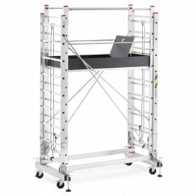 Višji teleskopski aluminijasti mobilni oder - 4,36 m