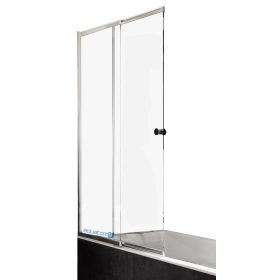 Dvodelni paravan za kad Besco 100 x 150 cm prozoren