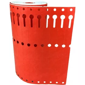  Tyvek etikete 12,7 x 160 mm rola 1000 kosov rdeče