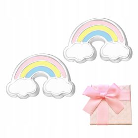 Vsakdanji mavrični uhani Alola Ula-Ula za deklice