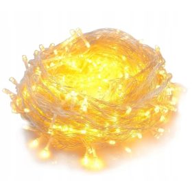 Lampice za božično drevo LED 500 toplih silikonskih spojev