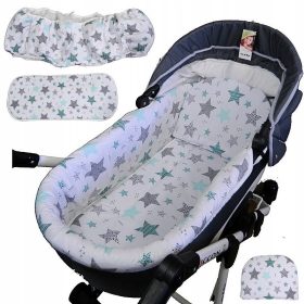   Vzmetnica + Blazina + Zvezdni Motivi 2-stranski Komplet za Gondolo