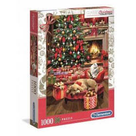  Puzzle 1000 Christmas By the Fireplace Clementoni 39580