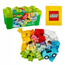   LEGO Duplo 10913 Velika škatla s kockami + Darilna vrečka LEGO 6315792 srednja