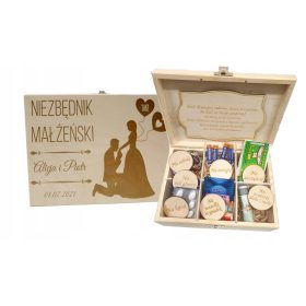   Alkoholna škatla - zahvala staršem Kreativno razmišljanje ecru