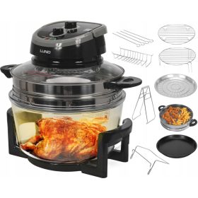 Kombinirka HALOGEN 17L črna 1400W