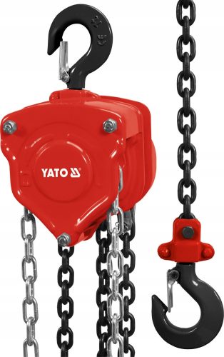 Dvigalo z verigo 2t 3m Yato YT-58953 za natančno dviganje in premikanje bremen v industrijskih okoljih ter delavnicah. Idealen za transportne naloge, s kompaktno velikostjo, nizko težo in učinkovito p