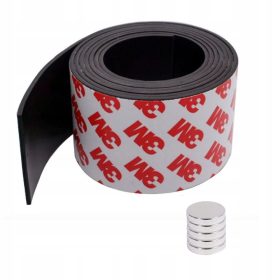 Magnetna samolepilna trak 3M 40 mm / 1,5 mm / 5 m