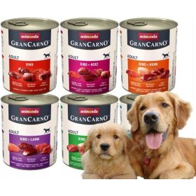  Animonda GranCarno Mokra Hrana za Odrasle Pse 12 x 800 g MEŠANICA 6 OKUSOV *24H