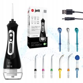 Irigator za čiščenje zob Eldom RY100, brezžični, črn