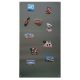 Magnetna tabla za magnete 100x50 cm INOX