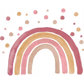 Nalepke za otroško sobo Rainbow RosesAkvarel