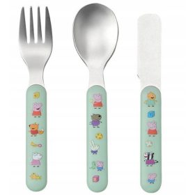 Otroški jedilni pribor, nerjaveče jeklo, Petit Jour Paris