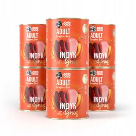 John hrana za pse Pumpkin Line puran z bučo 6x800 g