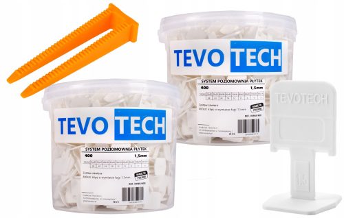 TEVOTECH Nivelirne sponke za ploščice 1000 kos