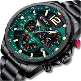   Curren Moška ura elegantnega kronografa s klasičnim dizajnom