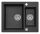 Zlewozmywak Moderne Annie 80 Granit v barvi Deep Black