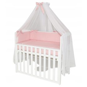 Lesena postelja za dojenčke TOBIASZ 100x50 cm - Bela