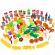 Kreativni set plastike za otroško kuhinjo s sadjem in zelenjavo Kinderplay KP6108
