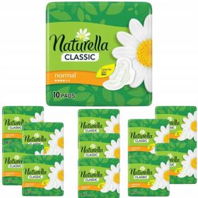   Naturella Klasik Normal Camomile higienski vložki s krilci 10 kosov