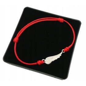 Zapestnica z angelskimi krili na vrvici, 925 SREBRO