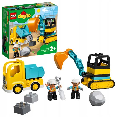 LEGO Duplo Gradbeni tovornjak in bager goseničar 10931