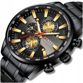   Moška ura CURREN Classic Elegant Kronograf s Prikazom Datuma