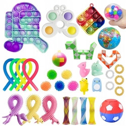 FIDGET TOYS SET PREPROSTIH PROTISTRESNIH IGRAČ