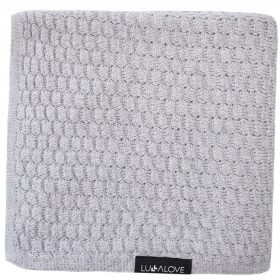 Premium odeja iz merino volne, siva 90x90 Lullalove