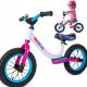 Ravnotežno kolo za otroke NICEkids 1199WP 12" belo, modro, roza