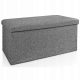 Pufer Wide Decor 80x40x40 cm siva