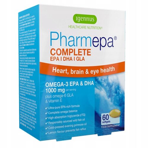 Pharmepa Complete: Visokokakovostno dopolnilo z omega-3, EPA, DHA in GLA