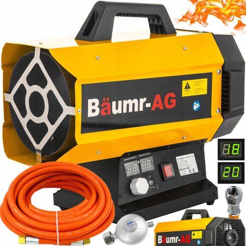 Plinski grelnik BAUMR-AG 25 kW z termostatom LCD