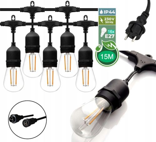 LED-ONE vrtna girlanda 1500 cm mreže