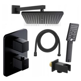 Parma Črn Termostat Podometni Set za Prho in Kad