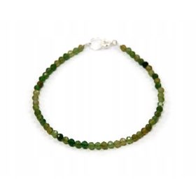 Zelena turmalin verdelit zapestnica 18,5 cm