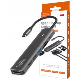   HUB USB-C ADAPTER 7v1 ZENWIRE HDMI 4K USB 3 SD Macbook M1 M2 M3 PRO AIR