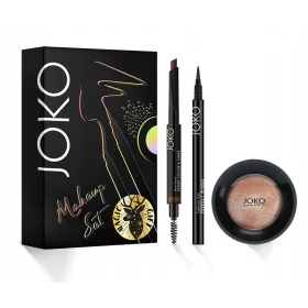    Joko Makeup Set 1 komplet črtal za oči Perfect Wings + svinčnik za obrvi 2 + senčilo Mono 504