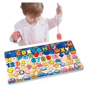 Montessori Lesna Ucna Tabla z Razvrstilno Uganko