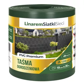 TAŠKA ZA OGRAJO LINAREM SiatkiSieci 19 cm x 26 m zelena