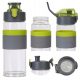 Casno Borosilikatna Steklenica za Vodo Cross 500 ml Zelena