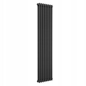   Vertikalni dekorativni radiator Heat & Style CL3 1800x378 črn mat