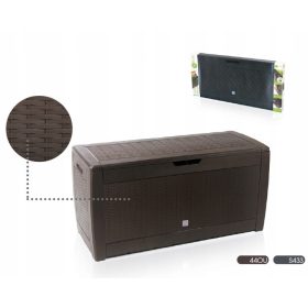 Plastična vrtna škatla, 320 l, antracit