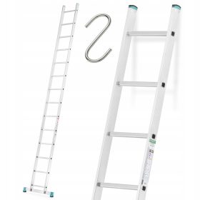 Višja lestev 5,5 m aluminij 1 x 14 do 150 kg