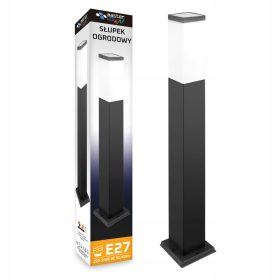 Vrtni svetilni drog Masterled E27 65 cm črn